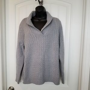 Liz Claiborne Grey Sweater Size Extra Large